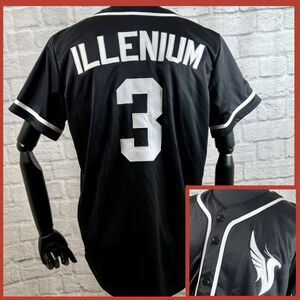 Illenium Phoenix Odyssey Button-Up #3 Jersey Mens Medium Electric Family EDM